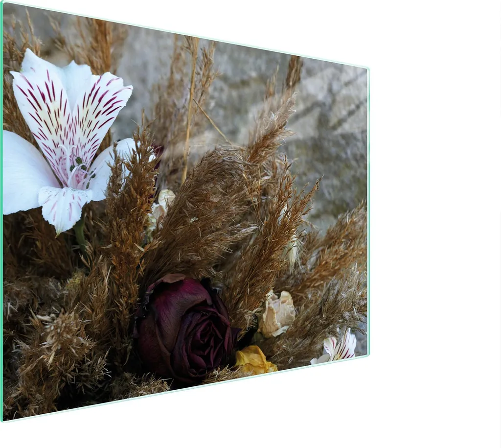 Tagliere Grande in Vetro Orchidea 52x40: Facile da Pulire e Robusto