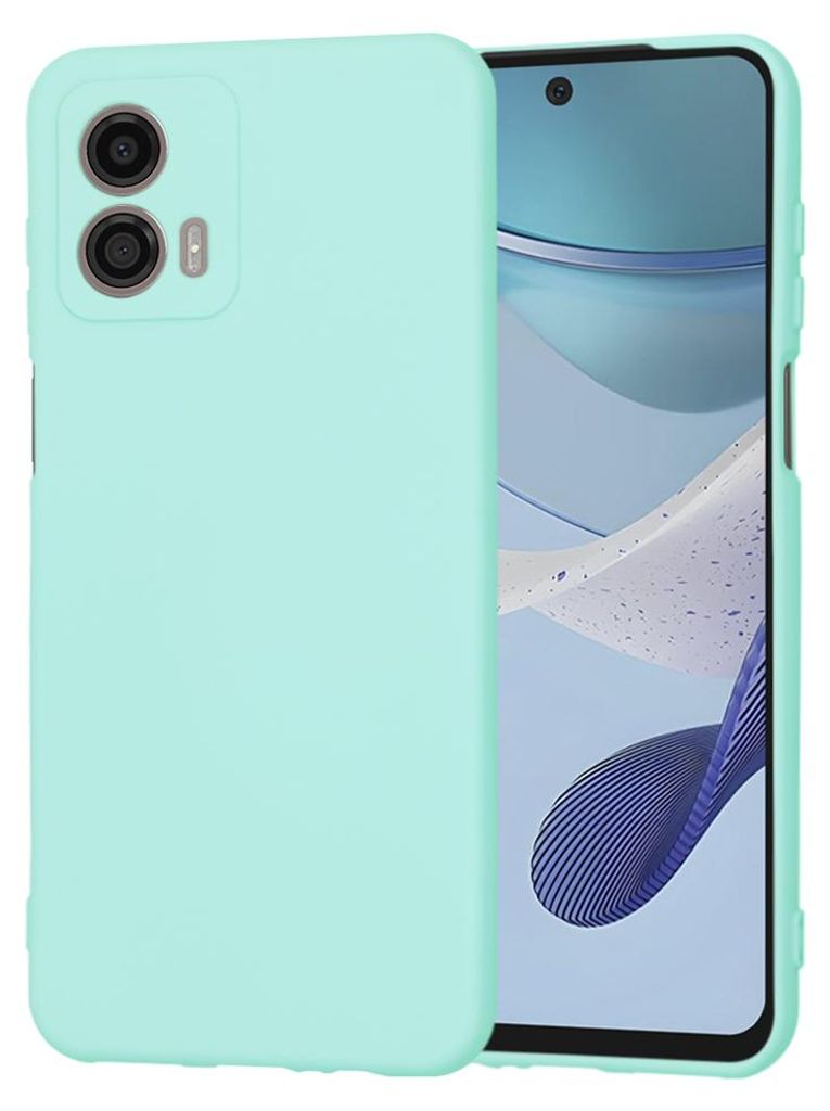 Techsuit Soft Flex Back Cover Hülle für Motorola Moto G53 - Seeblau