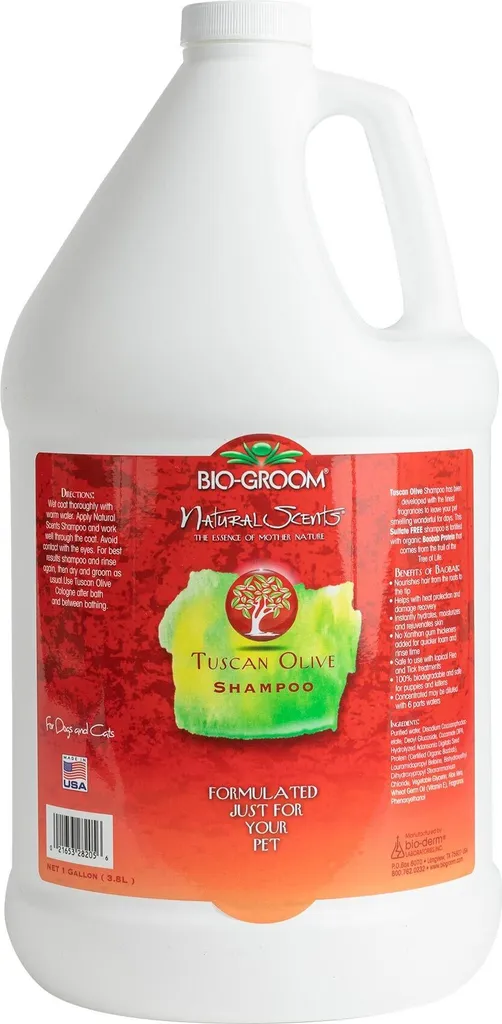 Bio-Groom Shampoo Tuscan Olive 3.8L - Tanica Convenienza per Tutta la Famiglia