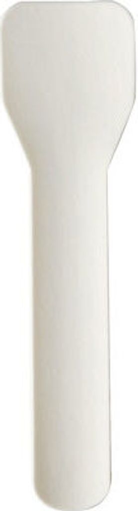 500x PAPSTAR 'pure' Eislöffel Eisspatel Papier Karton 9,5 cm weiss