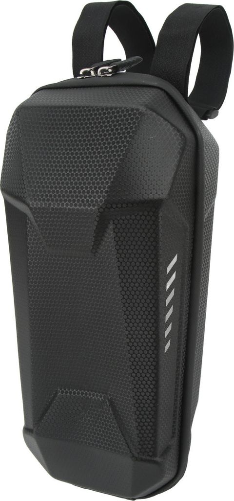 E-Scooter Tasche, Großes Fassungsvermögen, Hartschalen-EVA mit PU, Wasserdichter Reißverschluss, für Elektroroller,schwarz