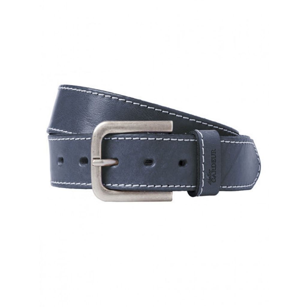 Gardeur Men Herren Gürtel HG-001-49298 in blau -100% Leder Größe 115