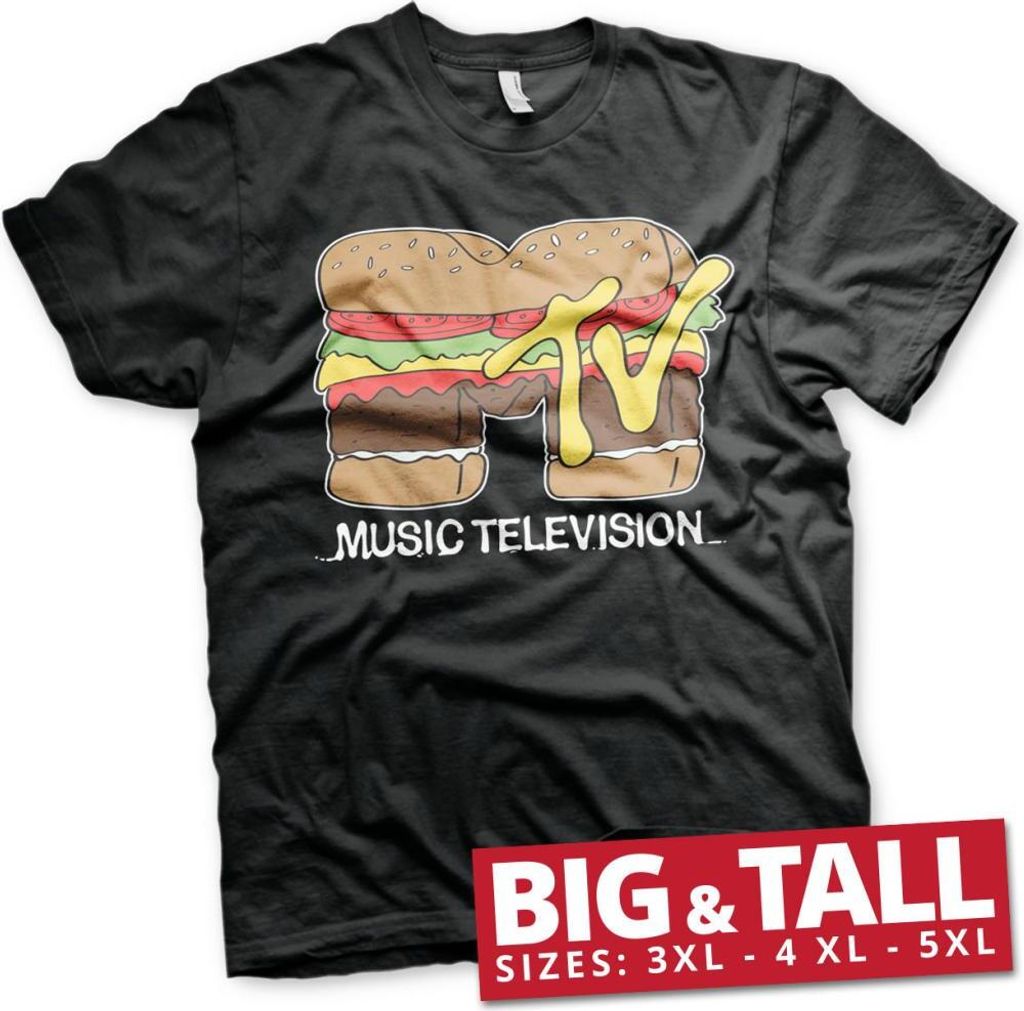 MTV - T-Shirt Big & Tall - Hamburger (4XL)