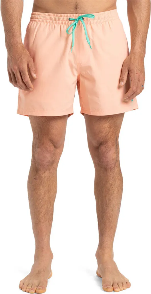 Short de Bain Homme Quiksilver Orange Everyday Solid Volley 15 Pouces L