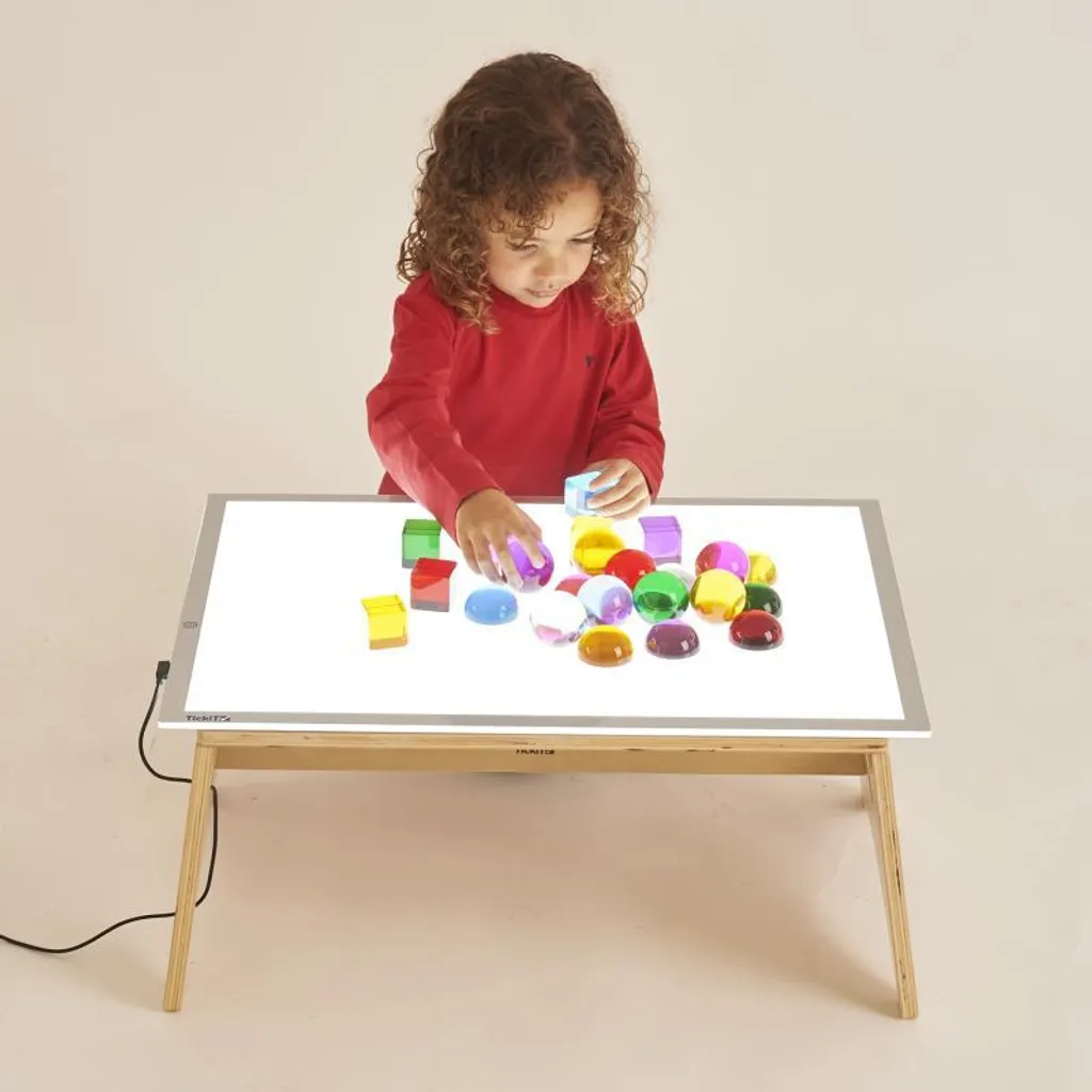 Tablette Lumineuse Pliable A2 - Support de Dessin et Éveil Sensoriel