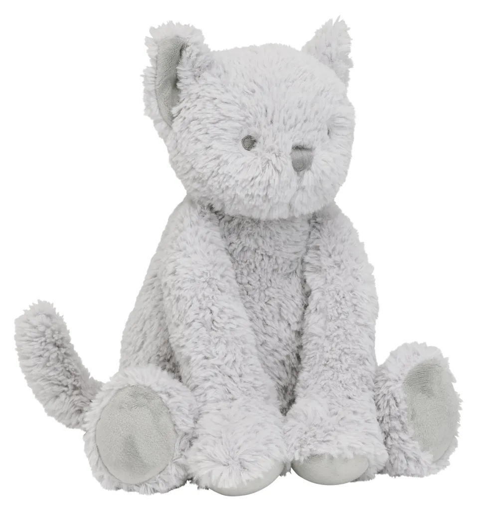 Grande peluche chat gris Cobien 38 cm Happy Horse doudou pour enfant