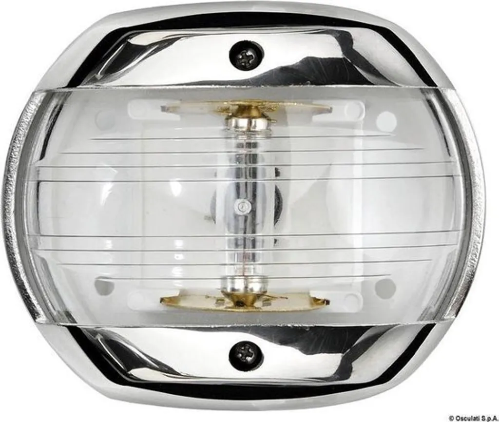 Feu avant blanc anti-corrosion Classic 12 en Inox AISI 316 marin
