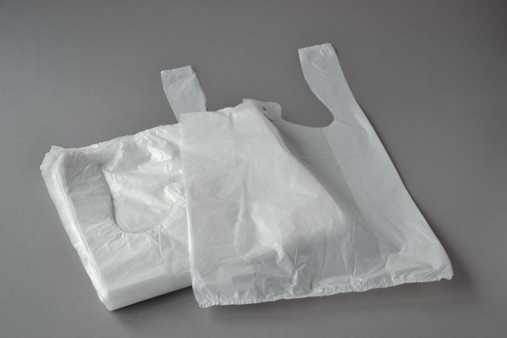 Hemdchentragetaschen Tüten 13my Plastiktüten Tragetaschen Weiß 30x18x55cm 