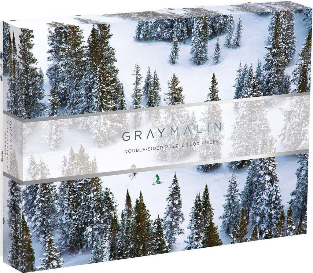 Galison Oboustranné puzzle Sníh Gray Malin 500 dílků Immagine del prodotto 