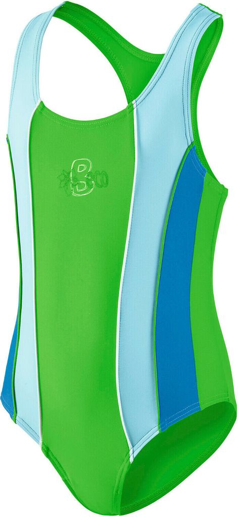 BECO Mädchen Kinder Badeanzug Schwimmanzug Einteiler Größe 164 grün