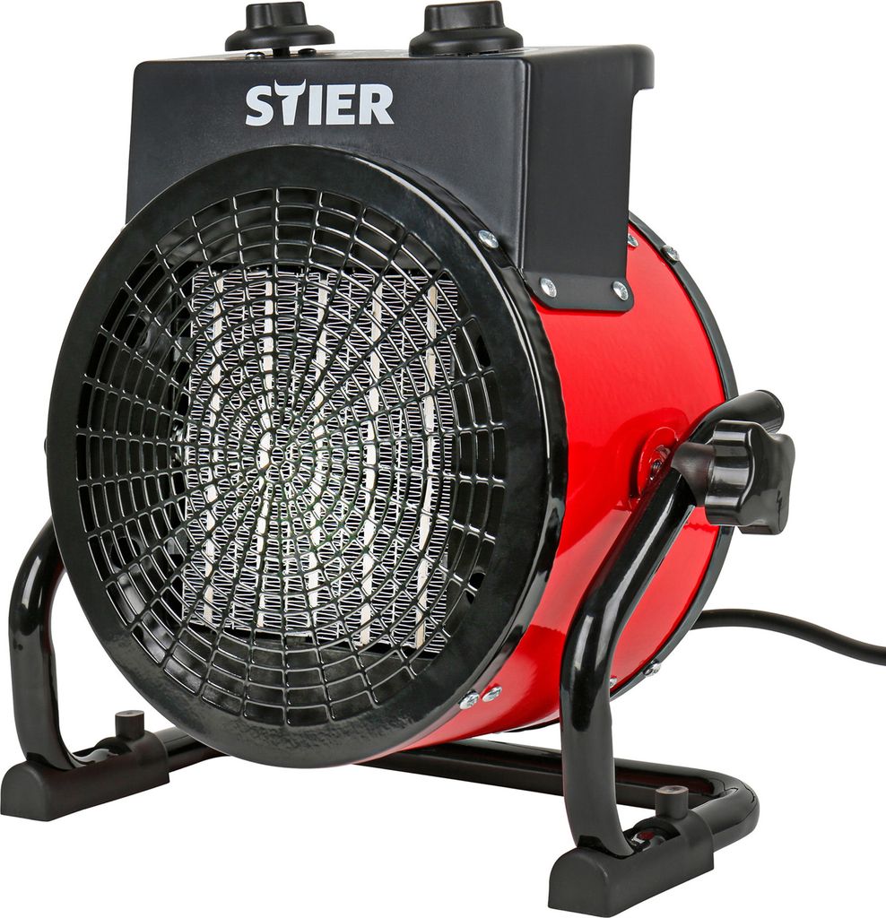 STIER Keramik Heizlüfter 3,0 kW, IP20, mit stufenlosen Produktbild 
