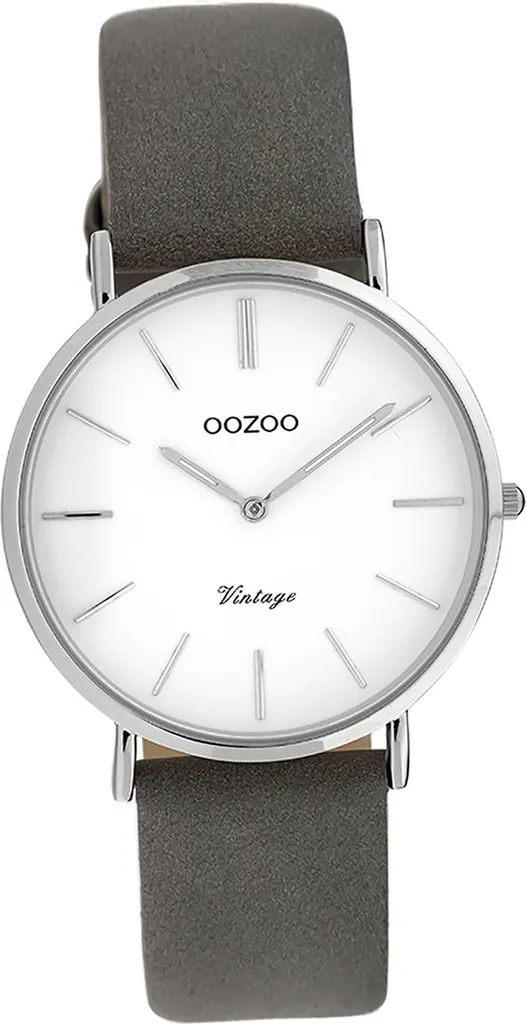 Oozoo Vintage D2UOC20084: Orologio Donna Pelle Grigio | Shop Online