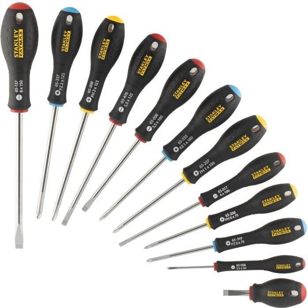 Schraubendreher Set, Stanley Fatmax FMHT65426-0, 12-teilig, Elektriker, Mechaniker, Phillips, Pozidriv