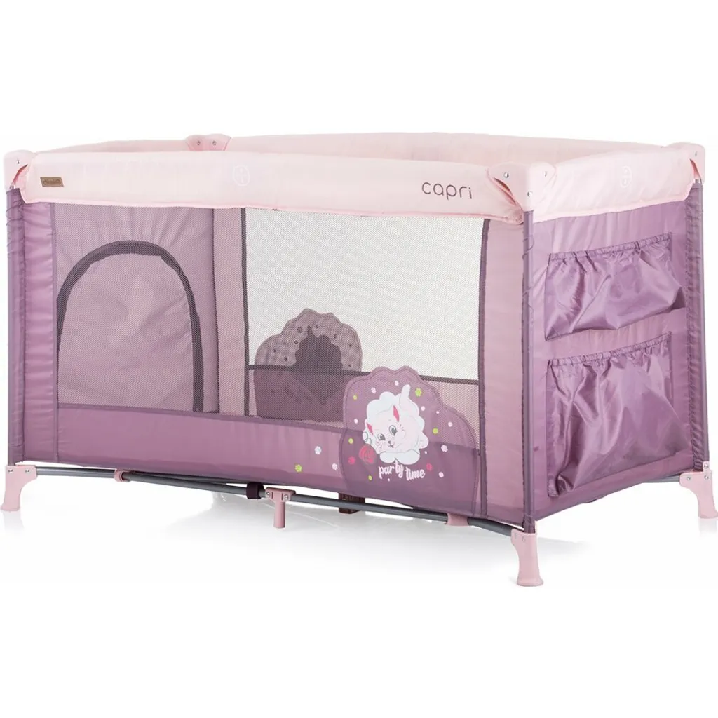 CHIPOLINO Lit de voyage Capri Lilas - Lit pliant compact pour bébé