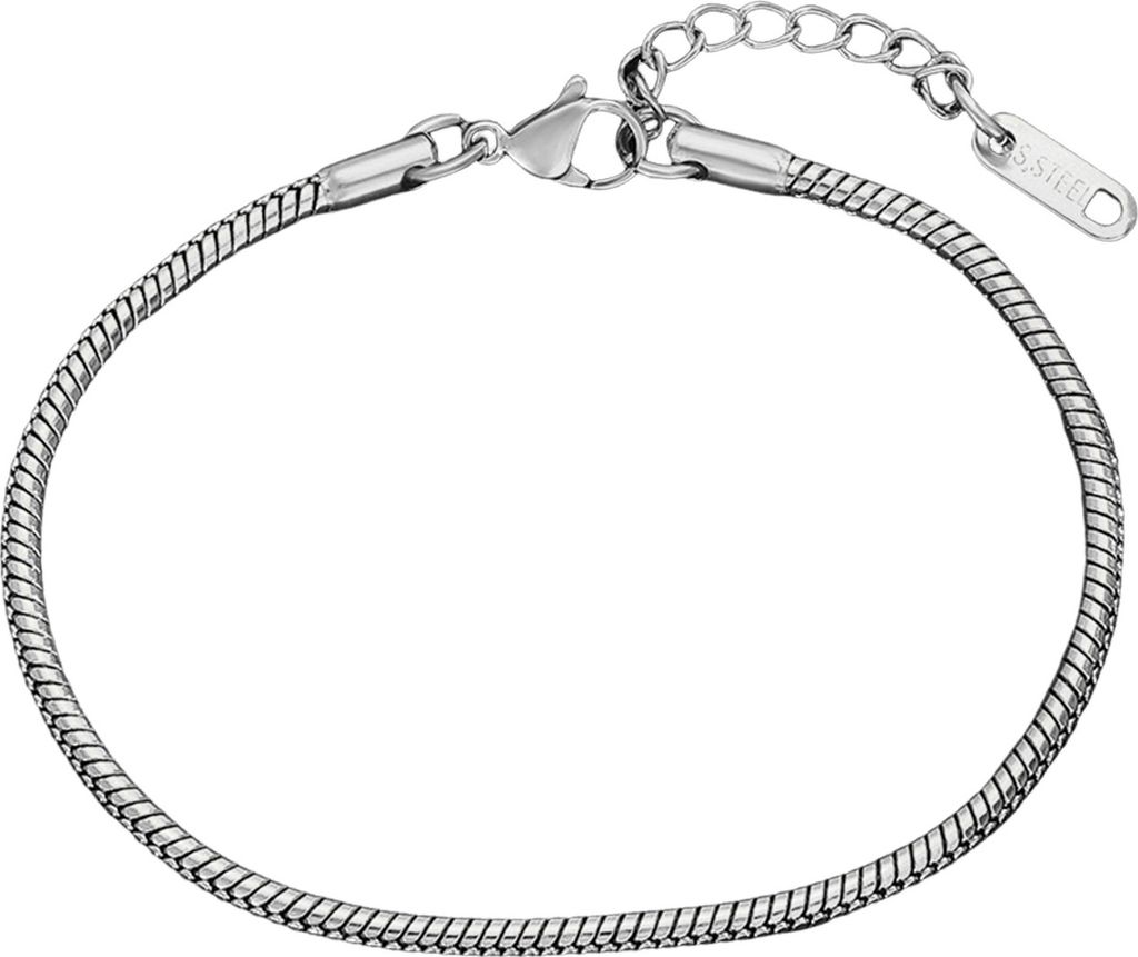 Damen Armband Schlangenknochenkette Titanstahl Poliert Hip Hop Individueller DIY Handgelenkschmuck Urlaubsgeschenk Shopping Arbeit Party Armreif