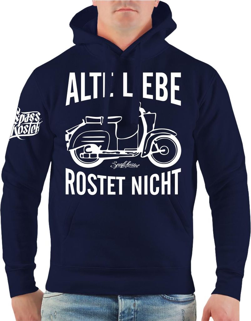 Herren Kapuzenpullover DDR Alte Liebe rostet nicht