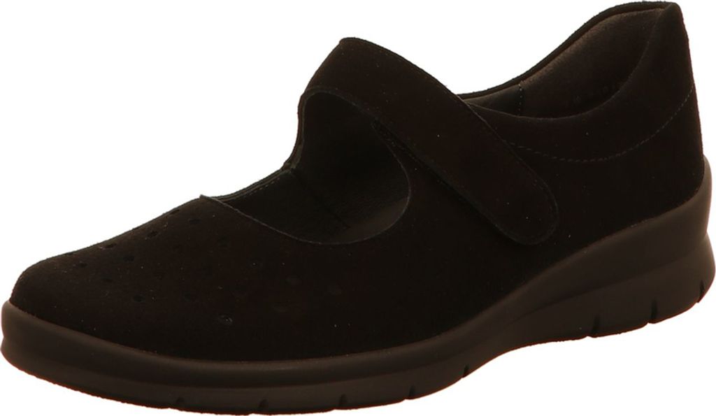 Semler Damen Slipper sportlich schwarz Gr. 6