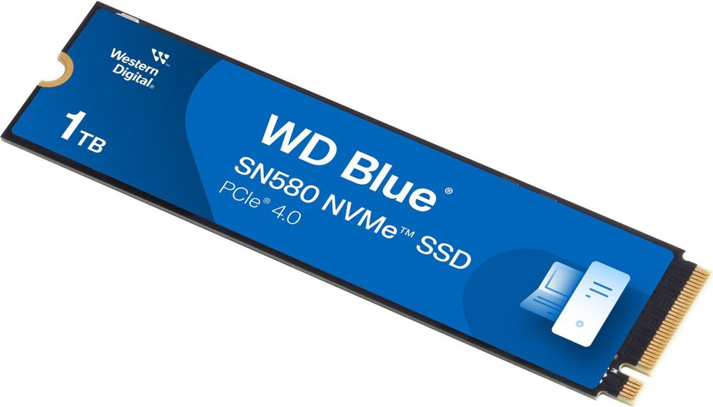 SSD WD Blue   M.2 2280       1TB NVMe    SN580 intern Immagine del prodotto 