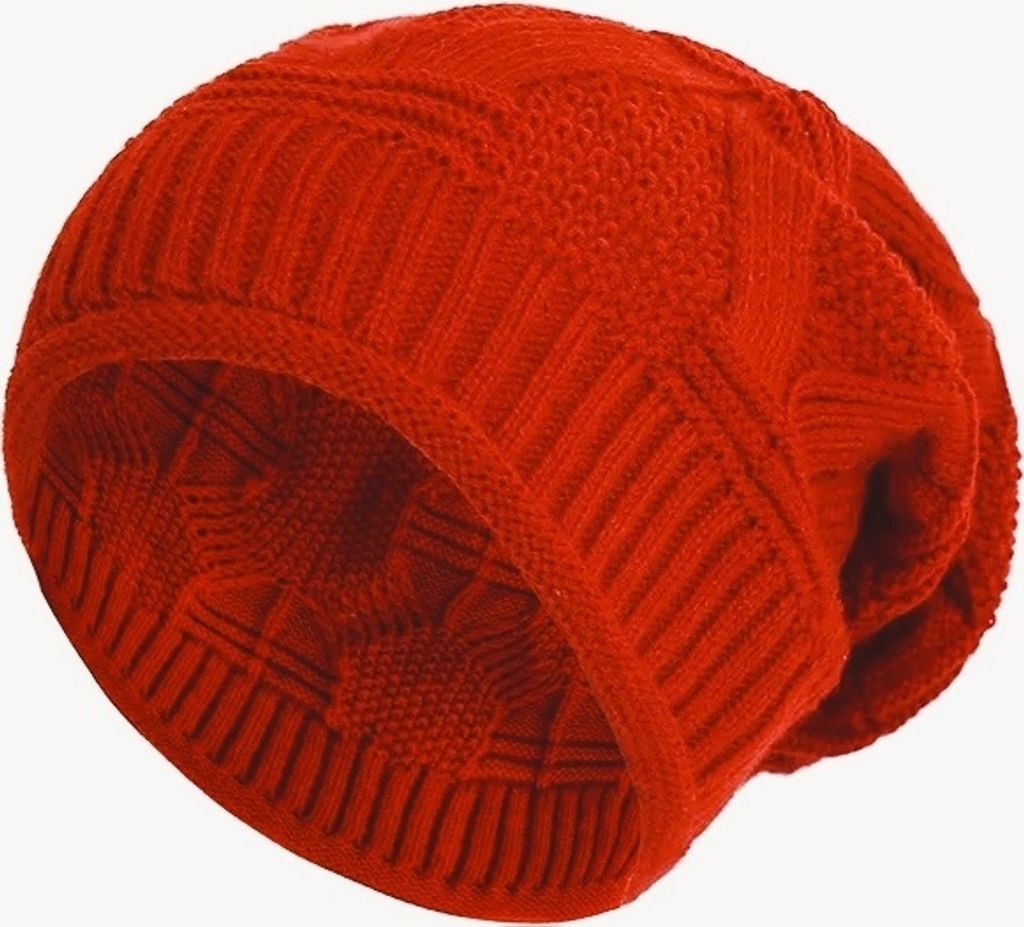 Stylische Meggie Mütze in Rot - Ideal für kalte Tage KP21394
