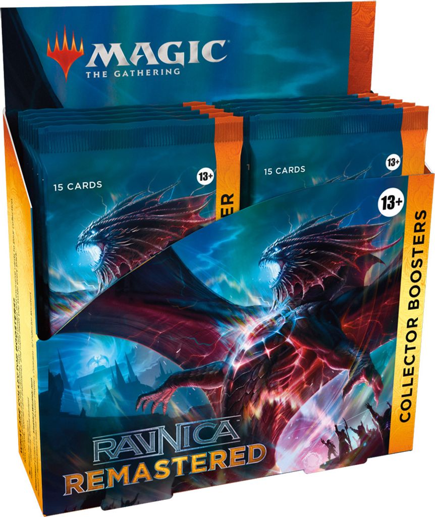 Wizards of the Coast Magic the Gathering Ravnica Remastered Sammler Booster Display (12) englisch