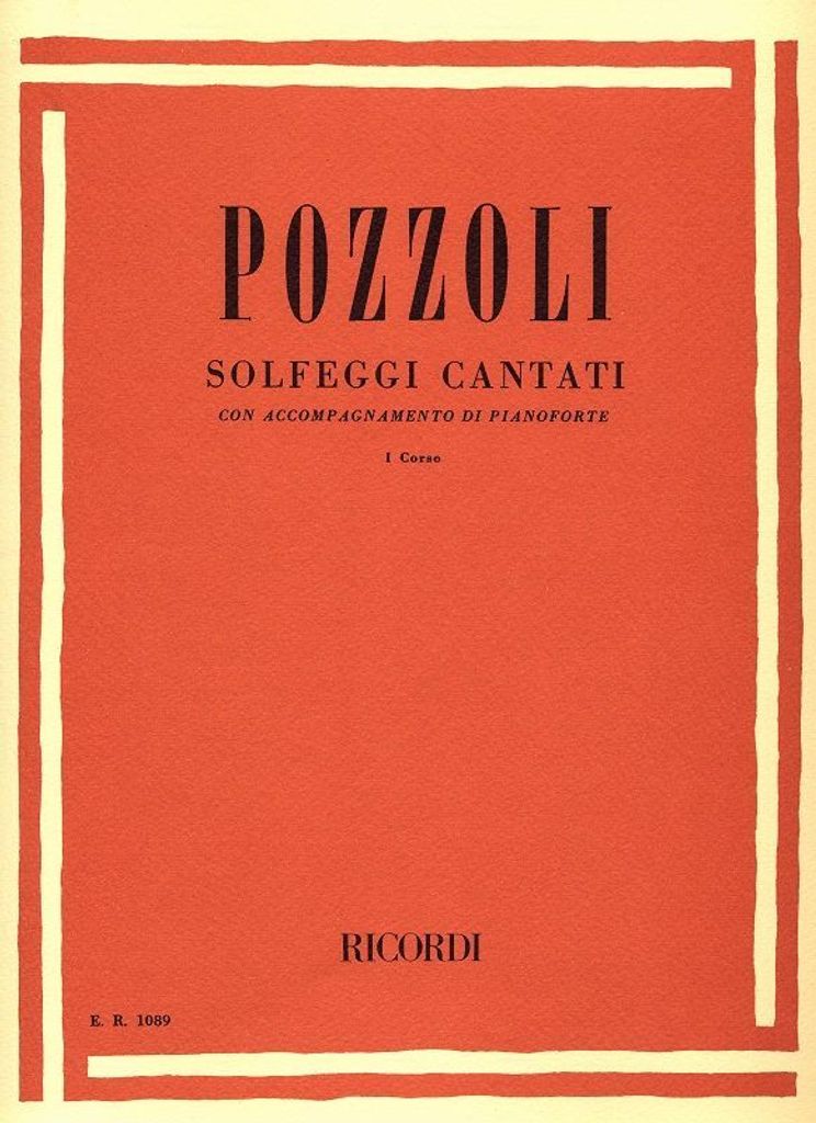 Solfeggi cantati vol.1 per canto e pianoforte