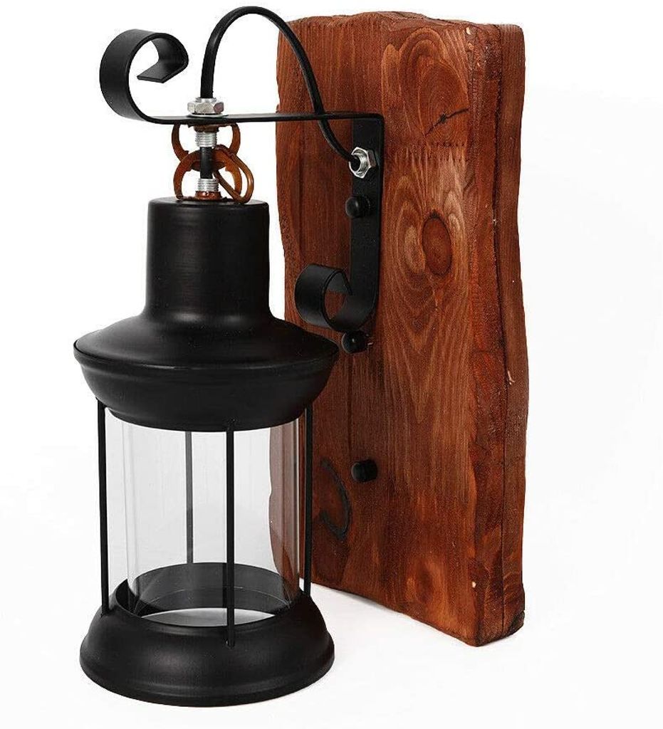 220V Industrial Vintage Antik Laterne Wandlampe Wandleuchte Beleuchtung Lampe DE 