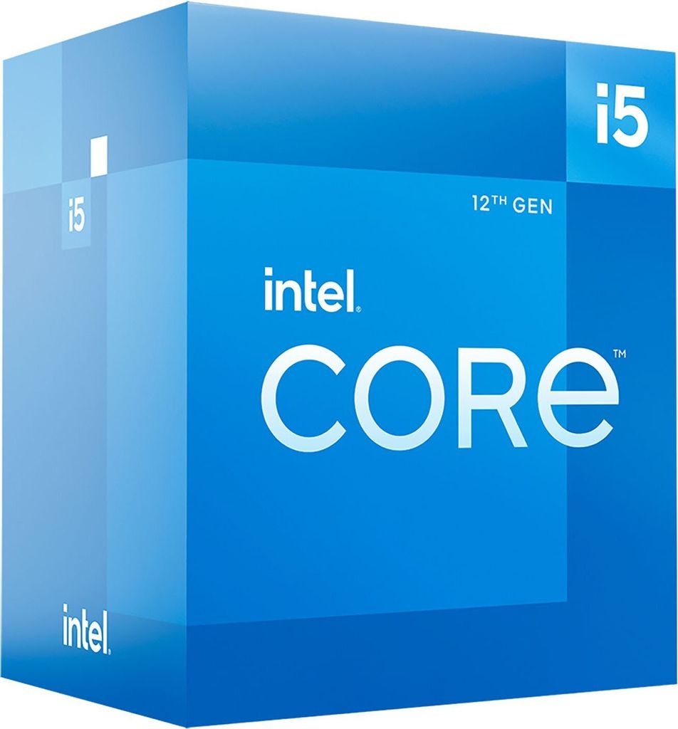 Intel Core i5-12400 Prozessor, 2,5GHz,18MB,LGA1700, Grafik, BOX, mit Kühlkörper