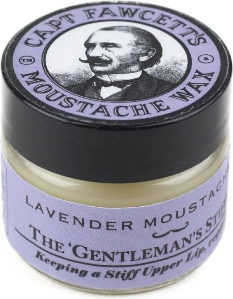 Captain Fawcett Cire à Moustache à la Lavande 15ml - Fixation Ferme