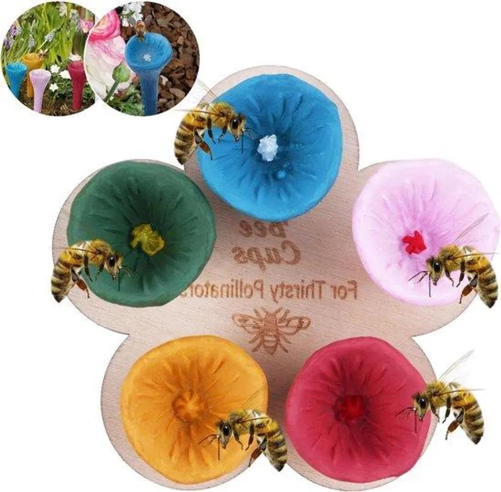 Lot de gobelets Abeilles - Modèle Insectes Lot B - Vaisselle réutilisable