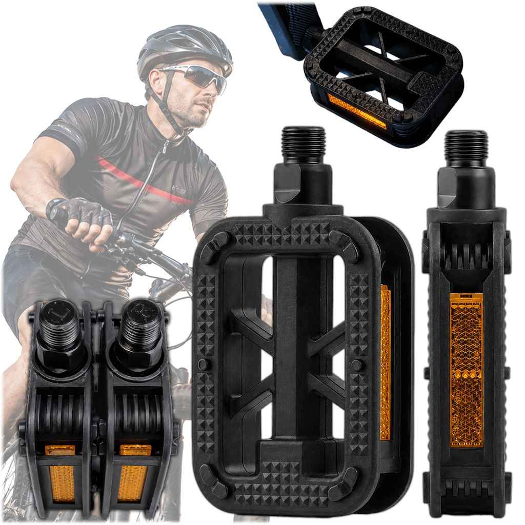 KRUMAD fietopedalen, MTB, platte pedalen met antislip Productafbeelding  AI-gegenereerde afbeelding