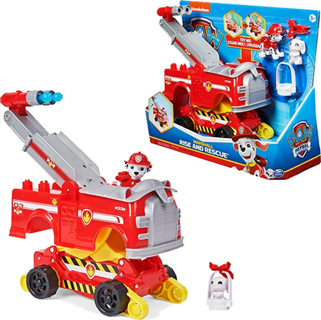 Voiture de pompier Pat' Patrouille Marshall Rise and Rescue Spin Master