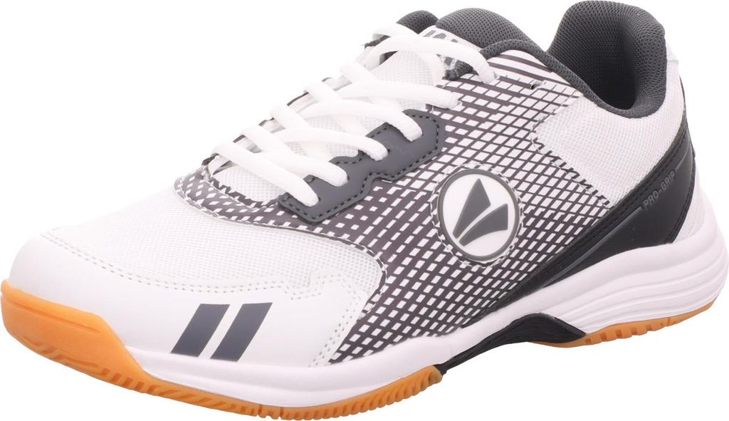 JAKO Herren-Sportschuh-Indoorschuh-Hallenschuh J-MS AD Ace Weiß-Schwarz, Farbe:weiß, EU Größe:44