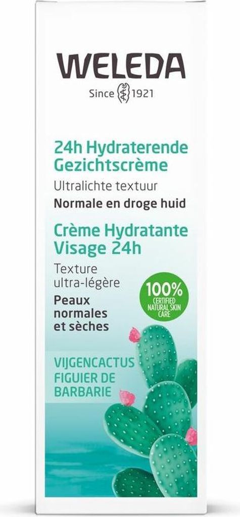 Feuchtigkeitscreme Cactus Opuntia 24h Weleda (30 ml)