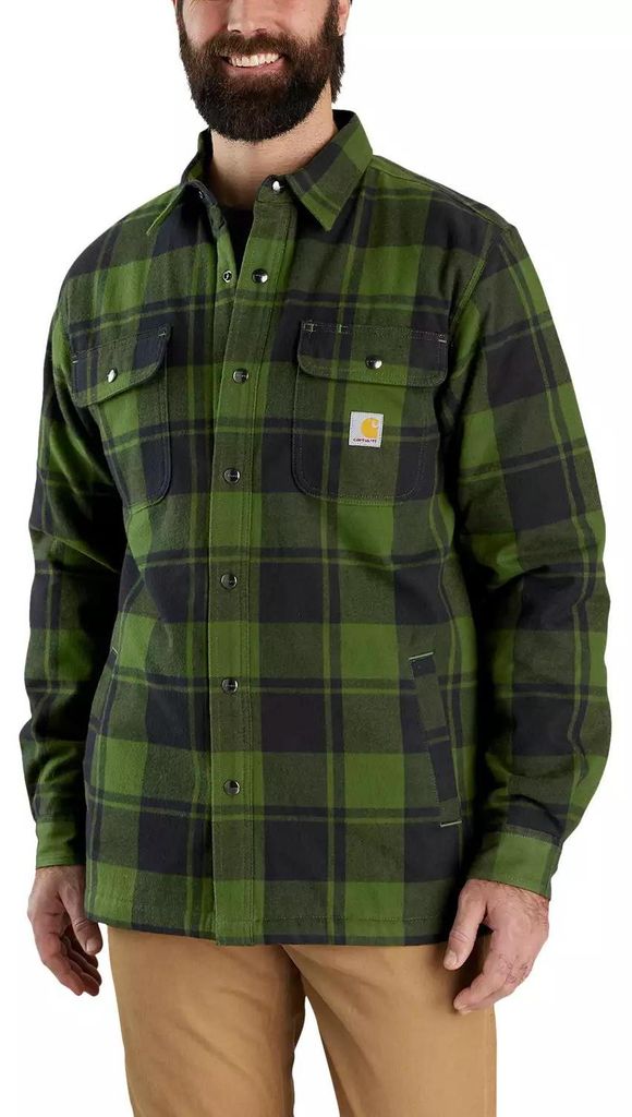 Carhartt Heav Flanel Chive Top Shirt Obrázek produktu 