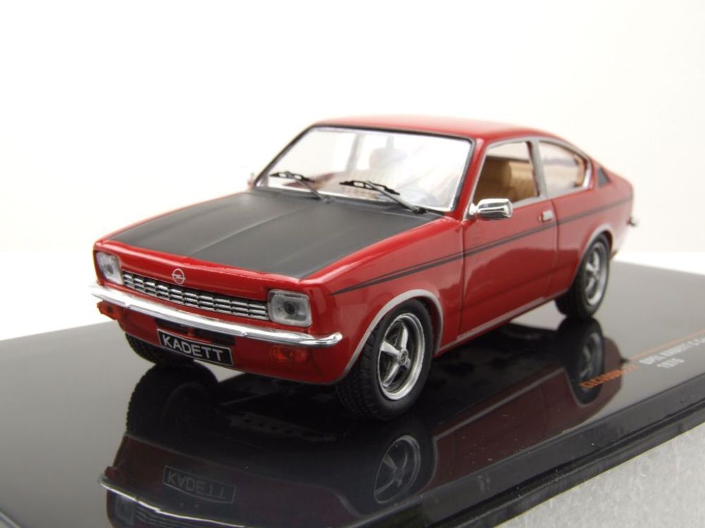 Ixo Models CLC490 Opel Kadett C Coupe SR 1976 rouge noir Image du produit 