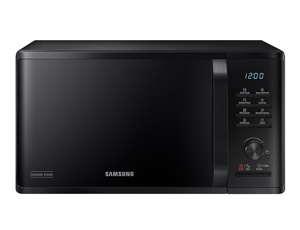 Samsung MS23K3515AK Mikrowelle mit flacher Oberfläche, nur Produktbild 