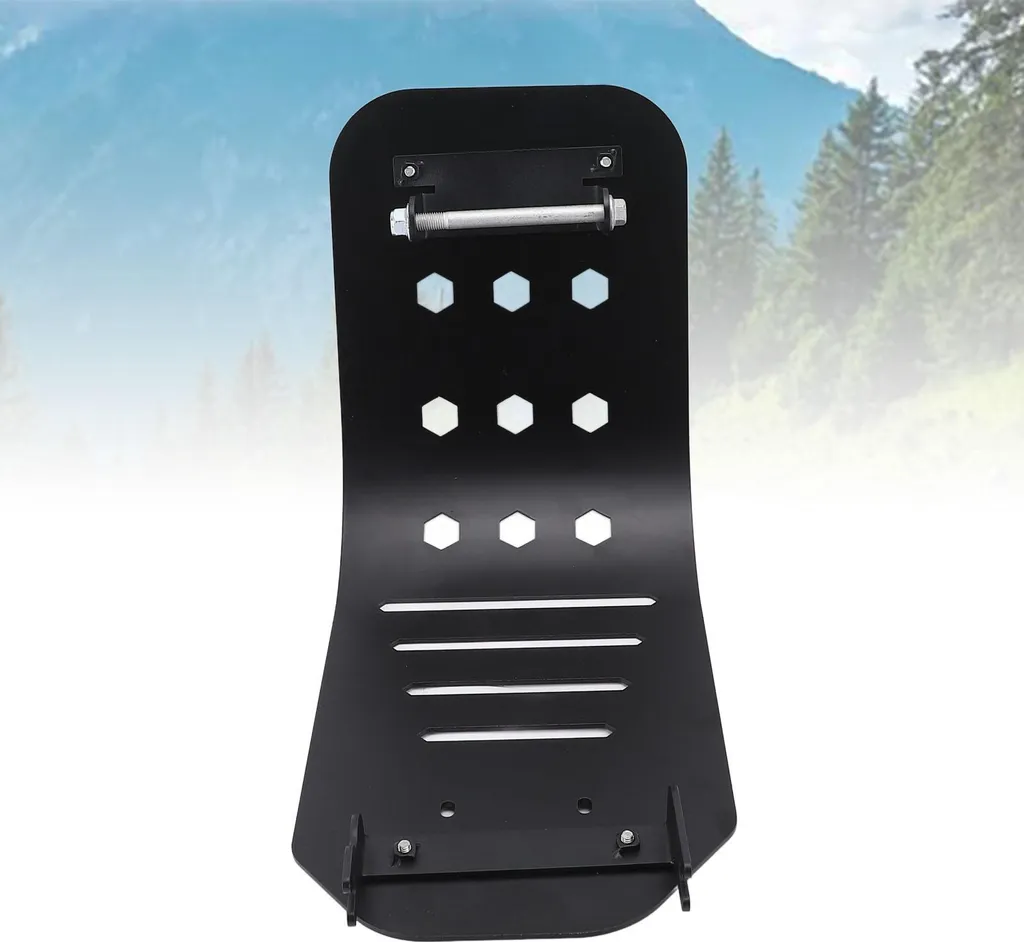 Sabot Moteur Hunter 350 (2022-2025) Protection Aluminium Noir Mat