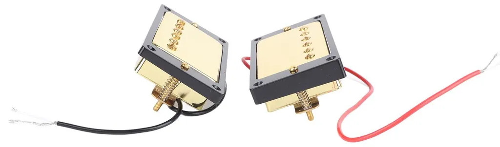 Micro Humbucker Métal Doré pour Guitare : Éliminez les Bruits Parasites - 20
