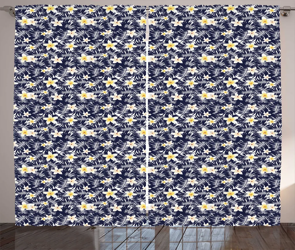 Rideau pour Fenêtre Large 280x225 cm Style Exotique pour Salon et Chambre