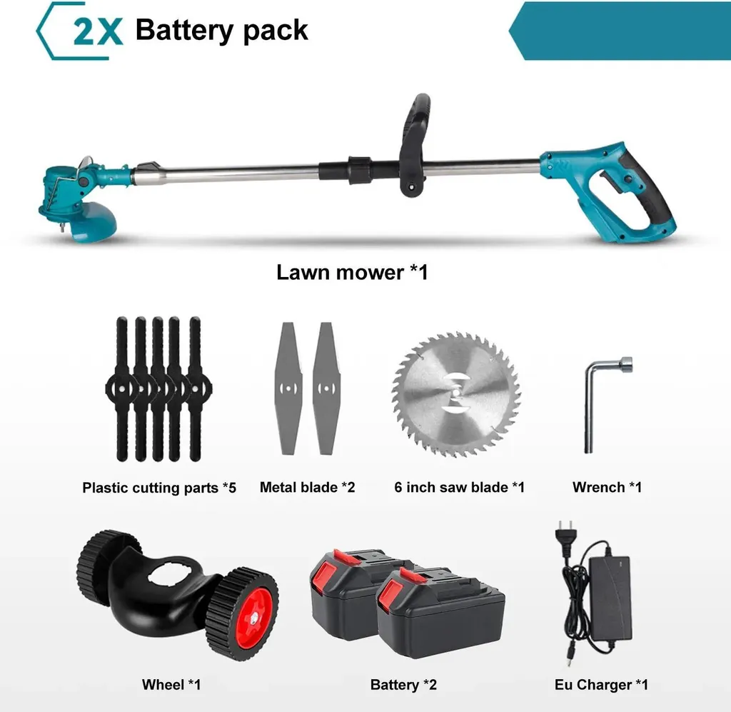 Tagliabordi a Batteria 21V Professionale - 2 Batterie - Offerta Online