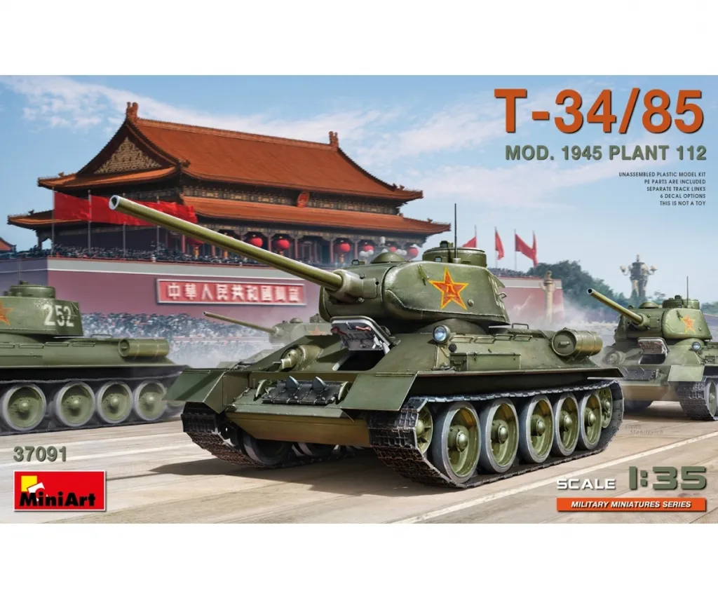 Maquette de Char Soviétique T-34/85 Modèle 1945 Échelle 1/35 MiniArt