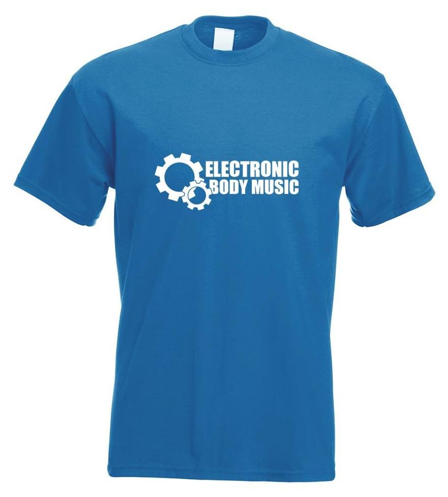 Kiwistar - T-Shirt - royal - Elektronic Body Music - EBM Motiv Bedruckt Funshirt Design Print - mit Motiv Bedruckt - Funshirt Design - Sport - Frei...