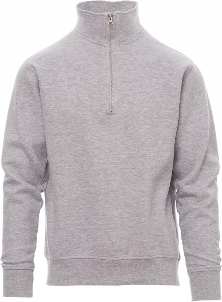 PAYPER Sweatjacke CANADA Herren Grau Meliert Full-Zip Reißverschlusstaschen S