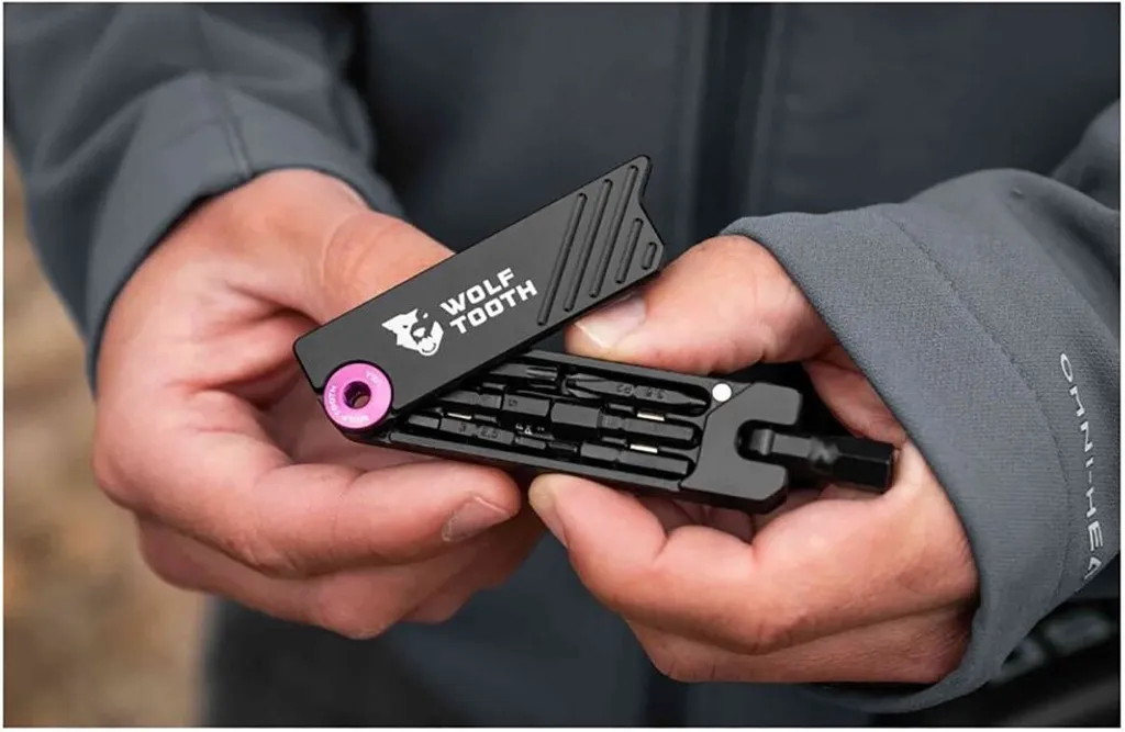 Multitool vélo Wolf Tooth - Clé hexagonale compacte avec 6 embouts