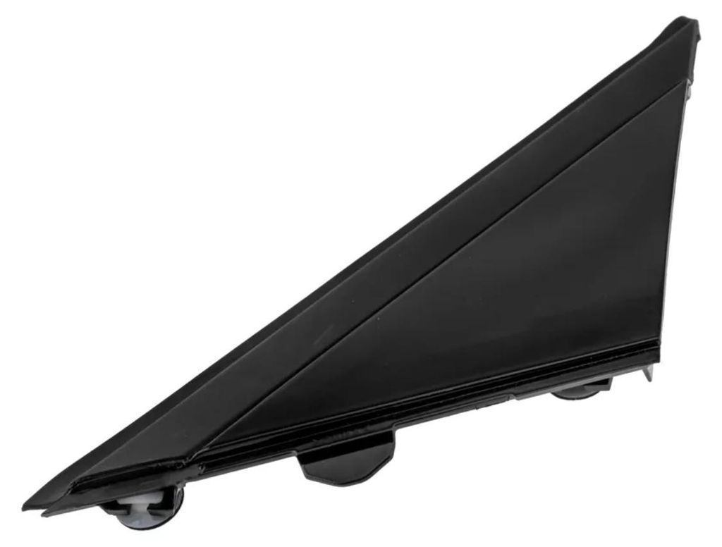 735426887 Außenverkleidung Für Vorderes Linkes Fenster, Fiat, 500, Glänzend Schwarz