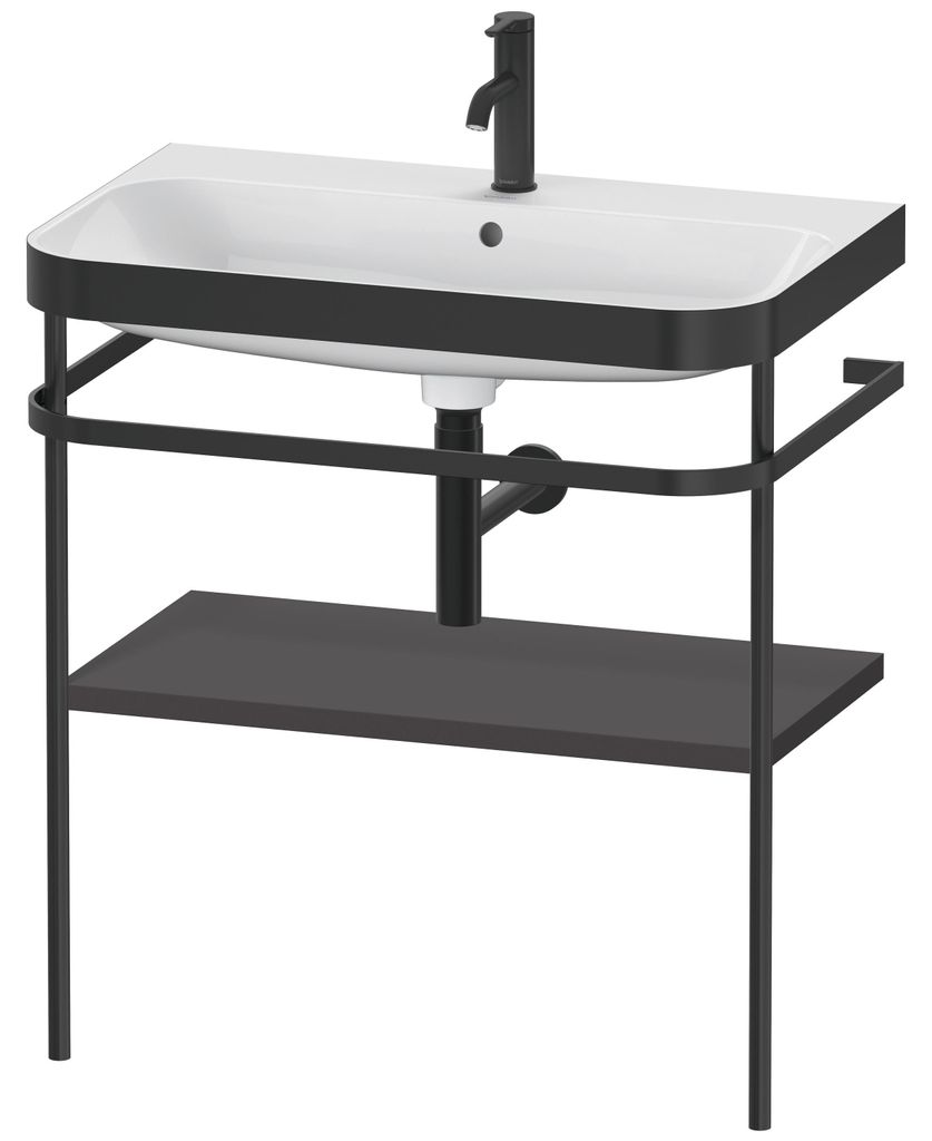 DURAVIT HP4737O8080 Metallk. mit Happy D.2 Plus bodenst. Produktbild 