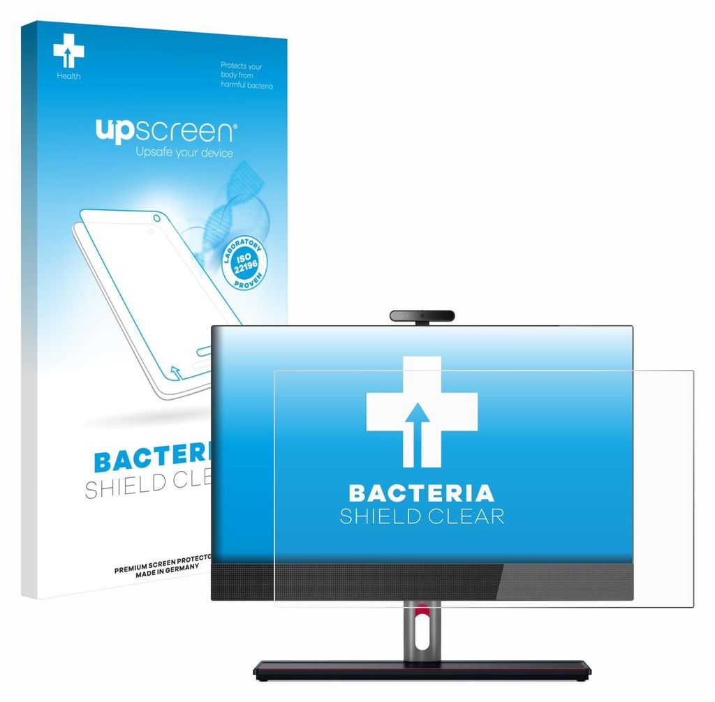 upscreen Schutzfolie für Lenovo ThinkCentre M90a Gen 5 23,8" Displayschutz Displayschutzfolie Folie Klar antibakteriell