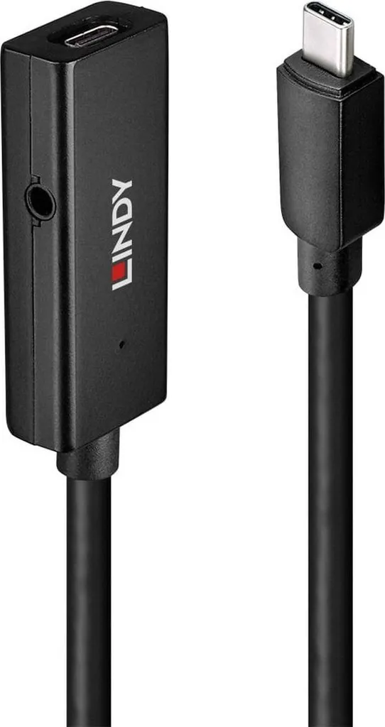Rallonge USB-C Active 5m Lindy 43356 pour Caméra, Disque Dur et Station Dock