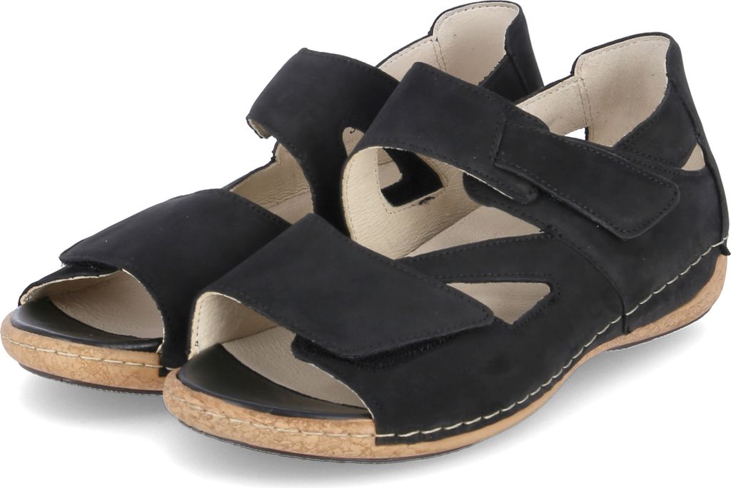 Sandalen, 10-Englisch:51/2, Color:schwarz Produktbild 