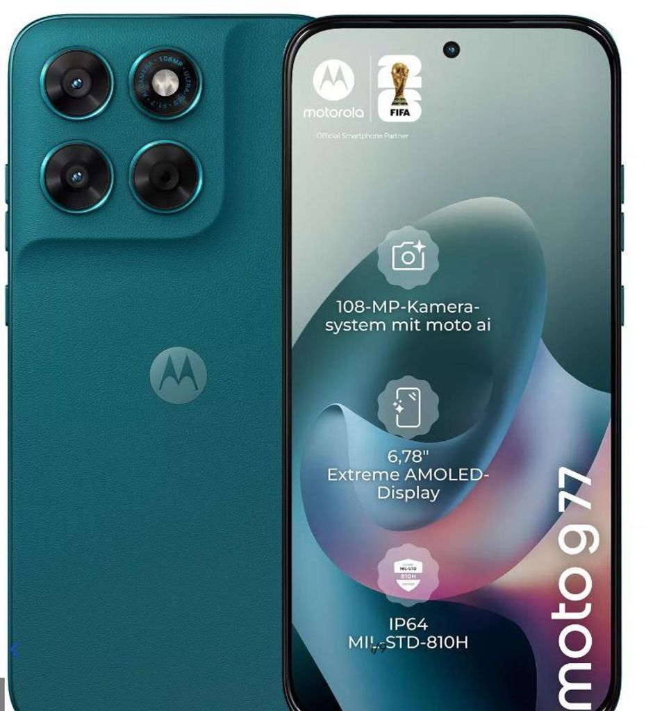 Motorola moto g77 , 17,3 cm (6.8"), 8 GB, 256 GB, 108 MP, Produktbild 